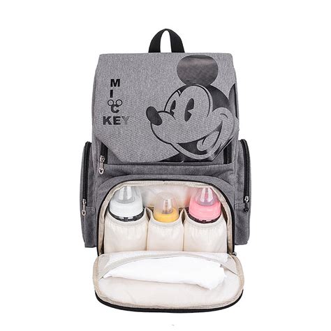 Bolsa Mochila Maternidade Mickey Smile Oficial Disney.